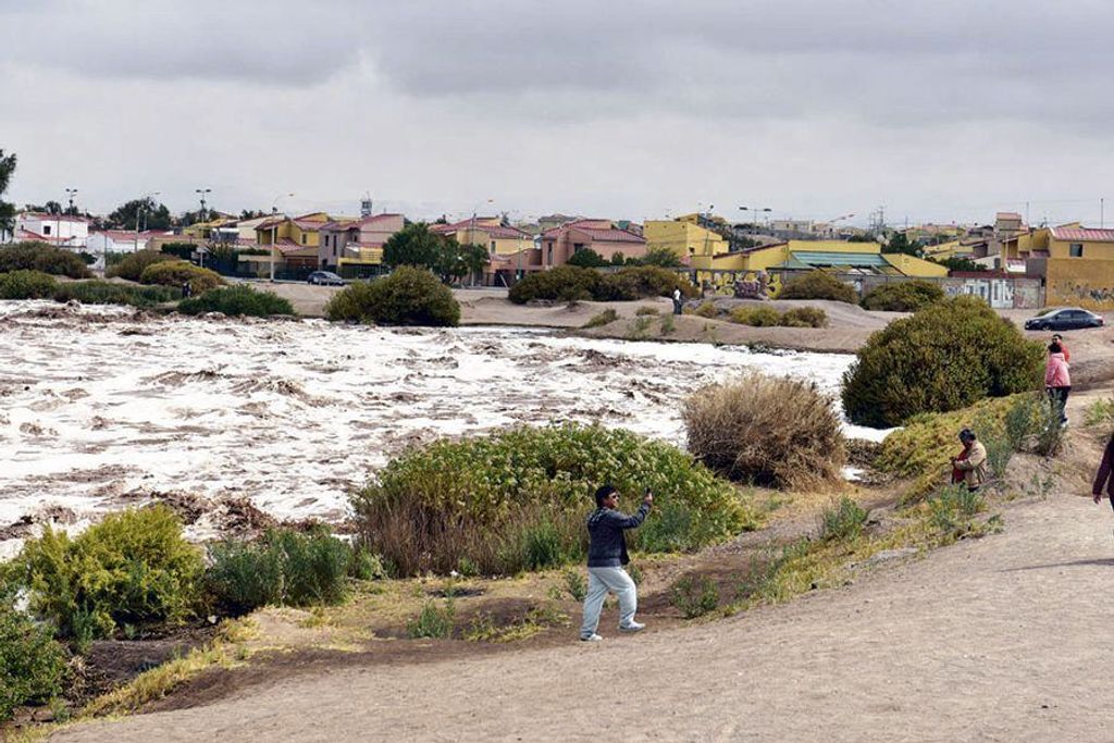 Crecida del Río Loa en 2019 Crecida del Río Loa en 2019