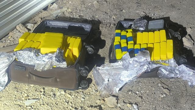 Maletas 47 kilos de drogas Ollagüe Maletas 47 kilos de drogas Ollagüe