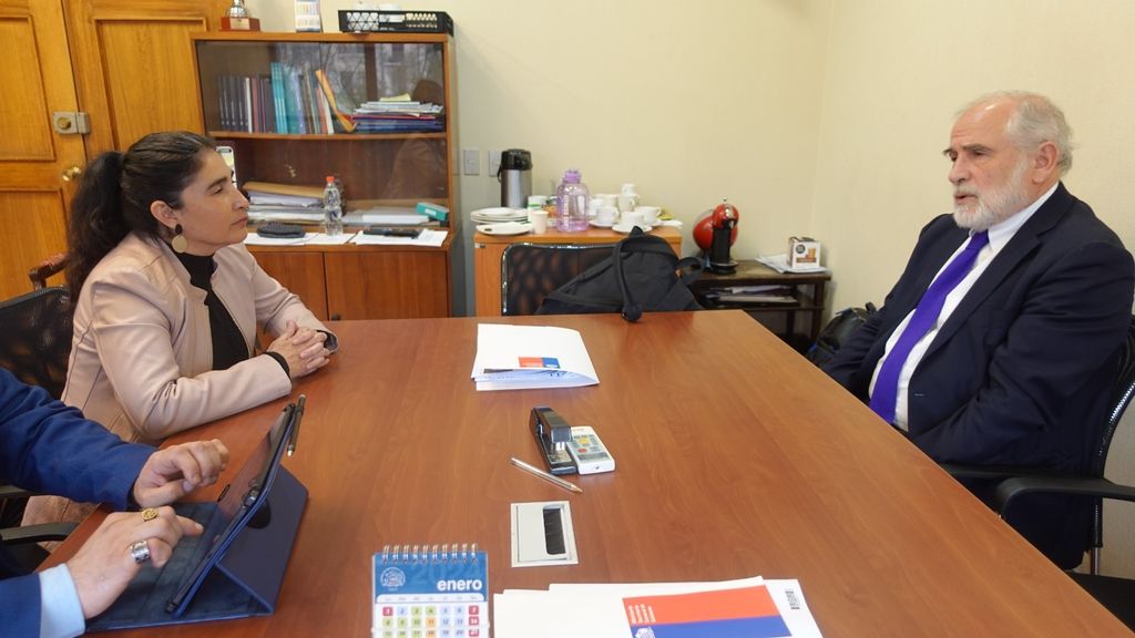 Reunión Diputada Ahumada y Ministro Montes Reunión Diputada Ahumada y Ministro Montes