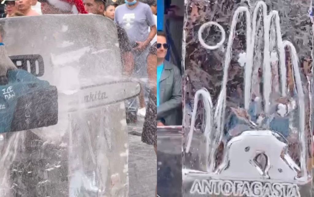 Esculturas de Hielo en Paseo Prat Esculturas de Hielo en Paseo Prat