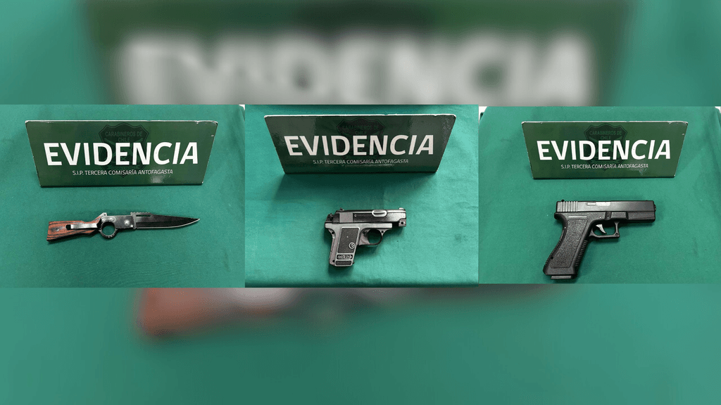 Evidencia Carabineros detención Evidencia Carabineros detención