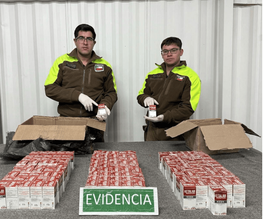 Incautación de ketamina Incautación de ketamina