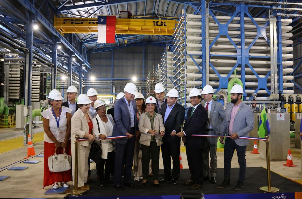 Ampliación de planta desaladora beneficiará a Antofagasta y Mejillones Ampliación de planta desaladora beneficiará a Antofagasta y Mejillones