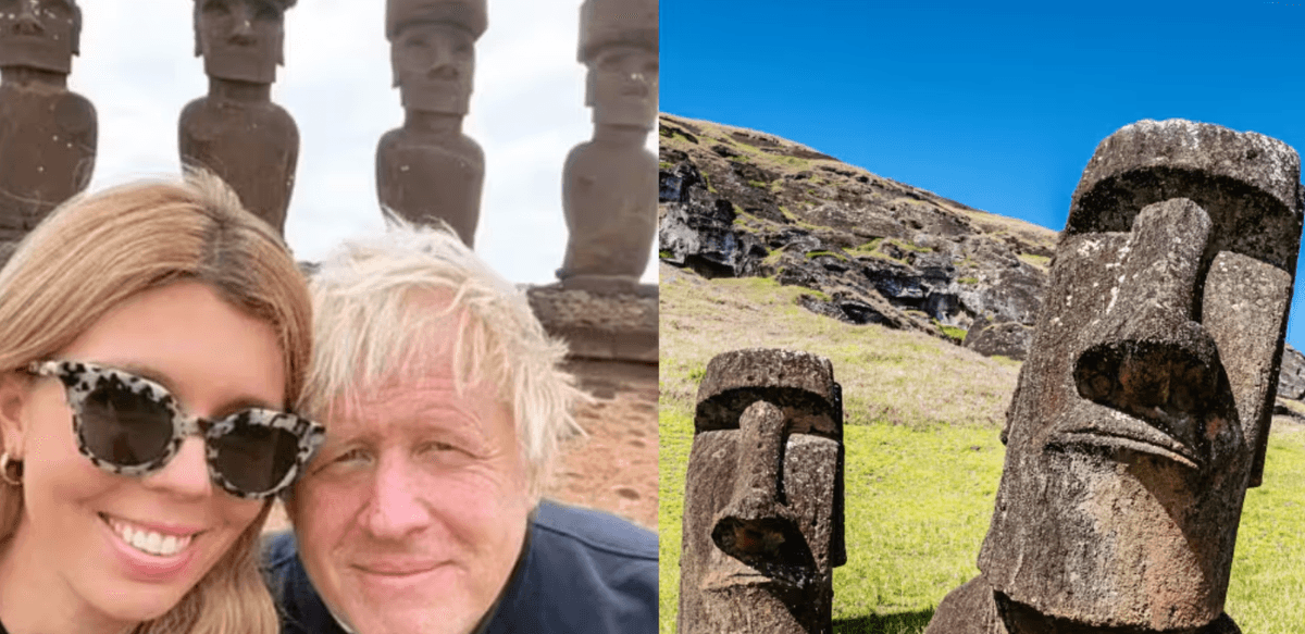 Boris Johnson elogia a Rapa Nui como refugio en caso de guerra