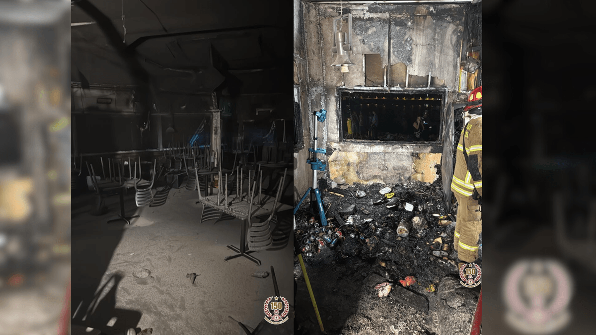 Incendio intencional en restaurante de Coloso Antofagasta Incendio intencional en restaurante de Coloso Antofagasta