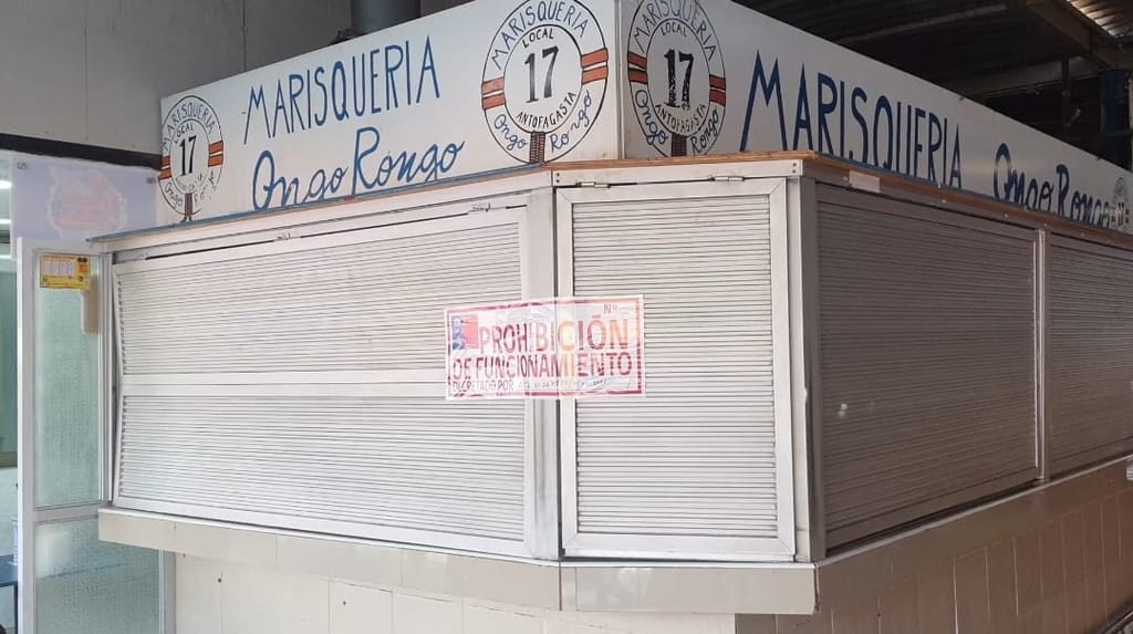 Prohibición de Funcionar Marisquería Prohibición de Funcionar Marisquería