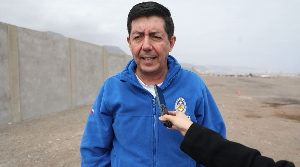 Alcalde Jonathan Velásquez en Exvertedero Alcalde Jonathan Velásquez en Exvertedero