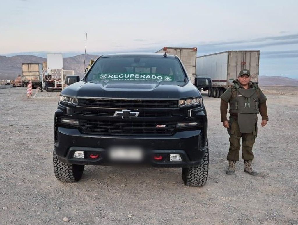 Vehículo recuperado Vehículo recuperado