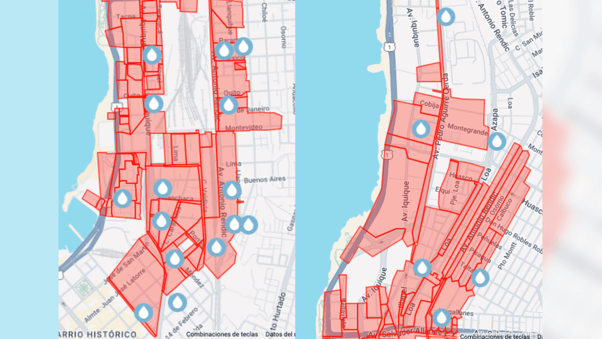 Aguas Antofagasta amplía corte de agua en el centro norte Aguas Antofagasta amplía corte de agua en el centro norte