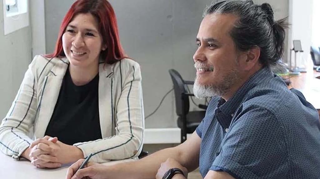 Diputada Catalina Pérez y ex seremi de Vivienda Carlos Contreras Diputada Catalina Pérez y ex seremi de Vivienda Carlos Contreras