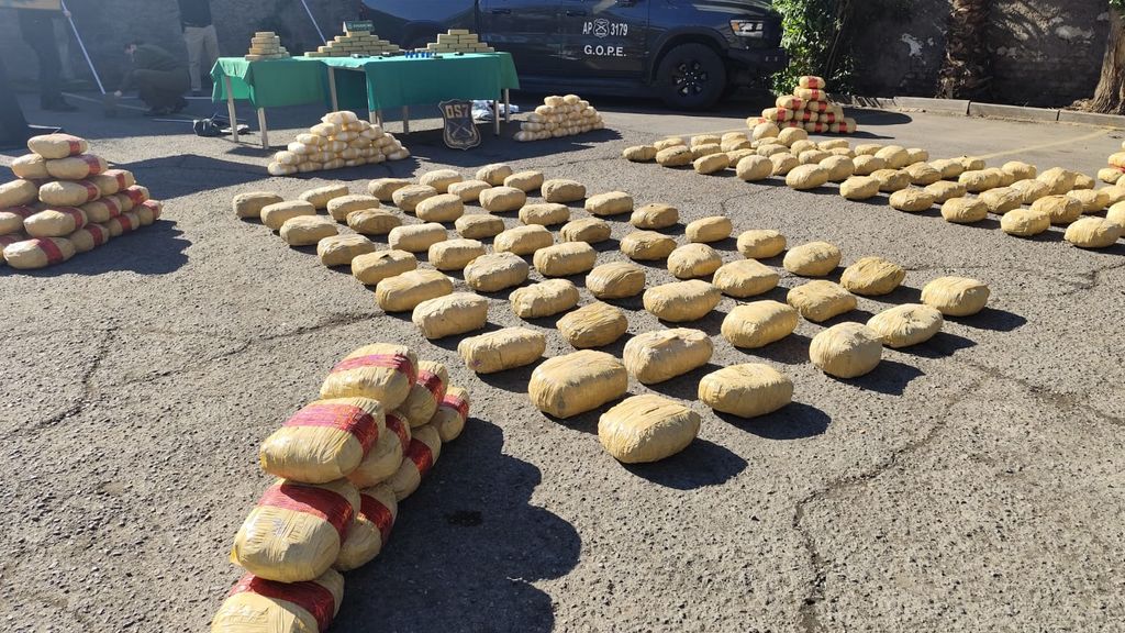 Evidencia droga Carabineros Evidencia droga Carabineros