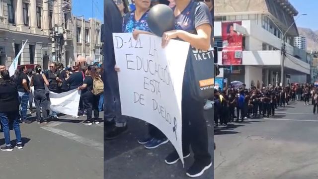 Manifestación gremios de la educación Manifestación gremios de la educación