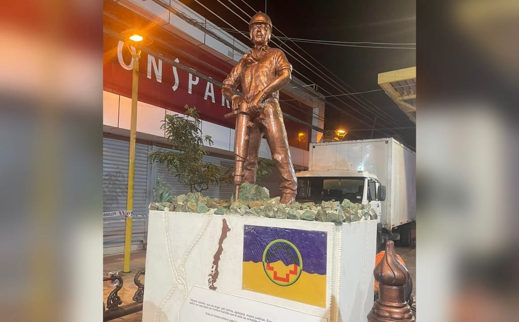 Estatua "El Minero" en Calama Estatua "El Minero" en Calama