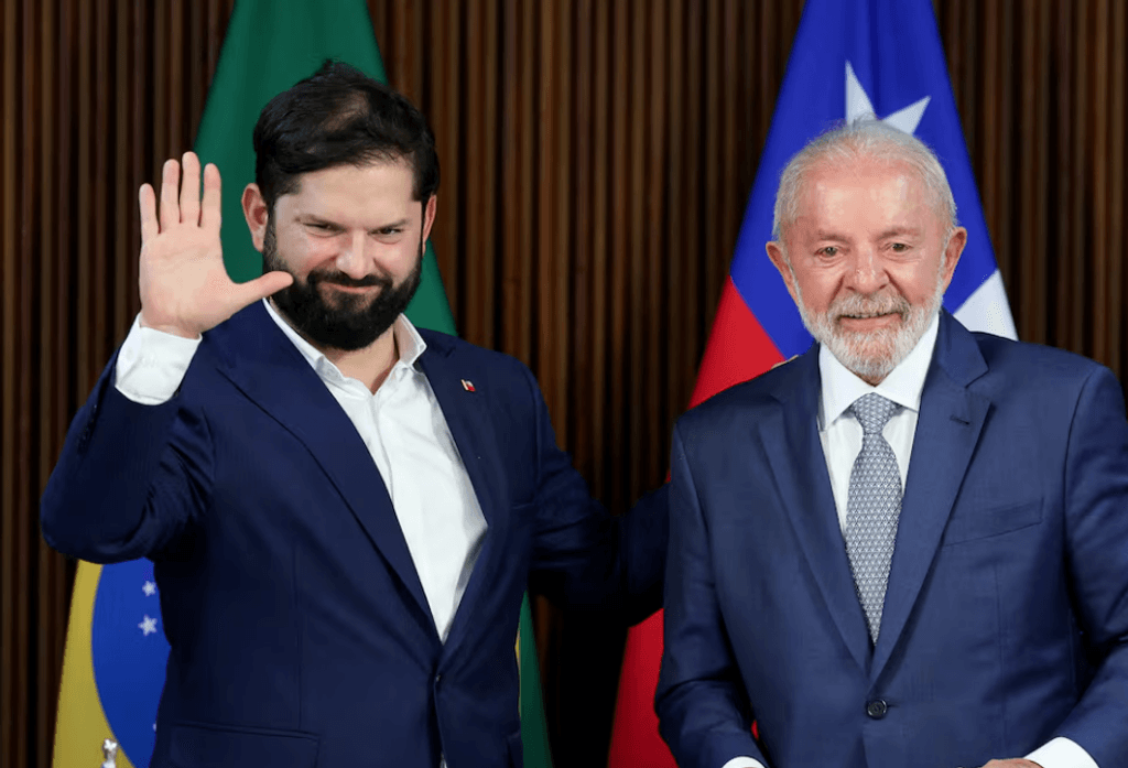 Gabriel Boric y Lula da Silva Gabriel Boric y Lula da Silva