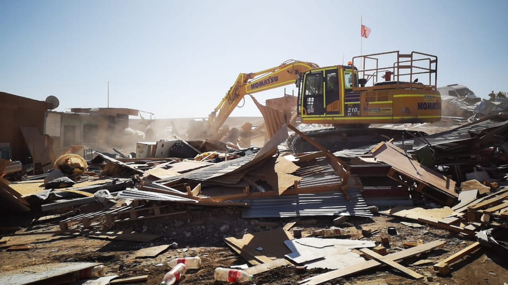 Desalojo Campamento Baquedano Desalojo Campamento Baquedano