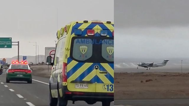 Traslado de Carabinero herido