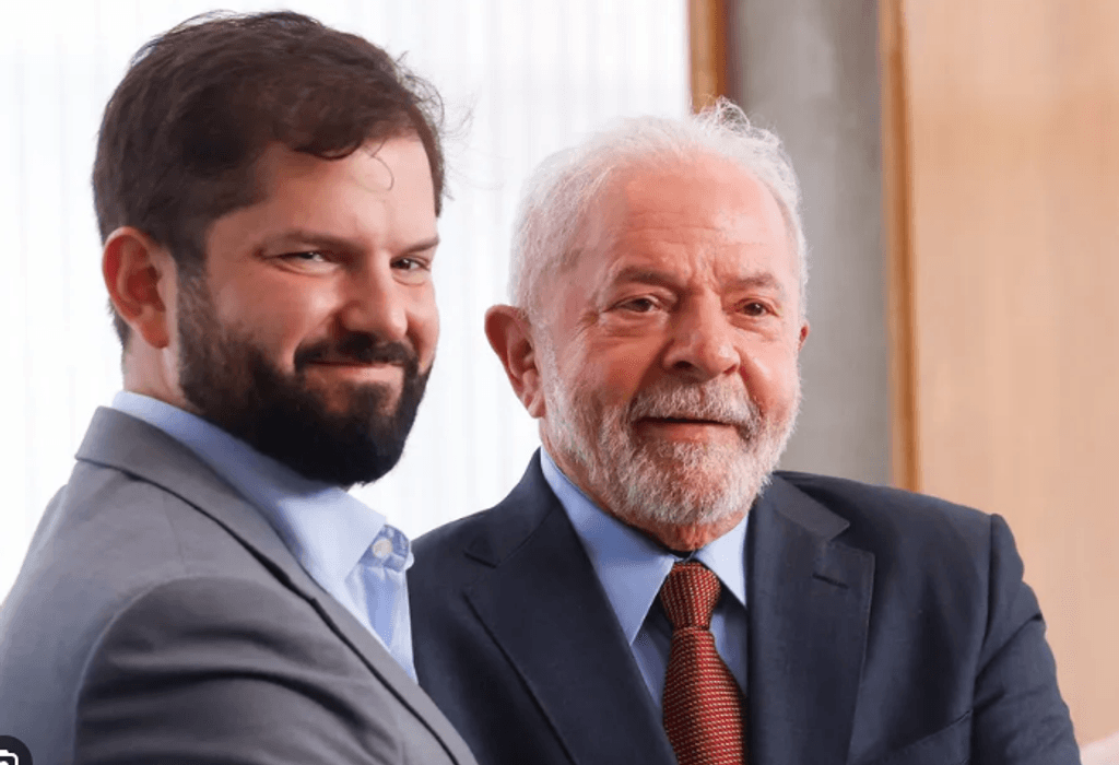 Gabriel Boric y Lula da Silva Gabriel Boric y Lula da Silva