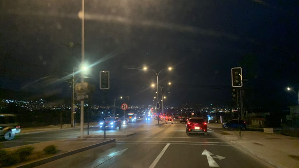 Semáforos apagados Av. Pedro Aguirre Cerda con La Florida Semáforos apagados Av. Pedro Aguirre Cerda con La Florida