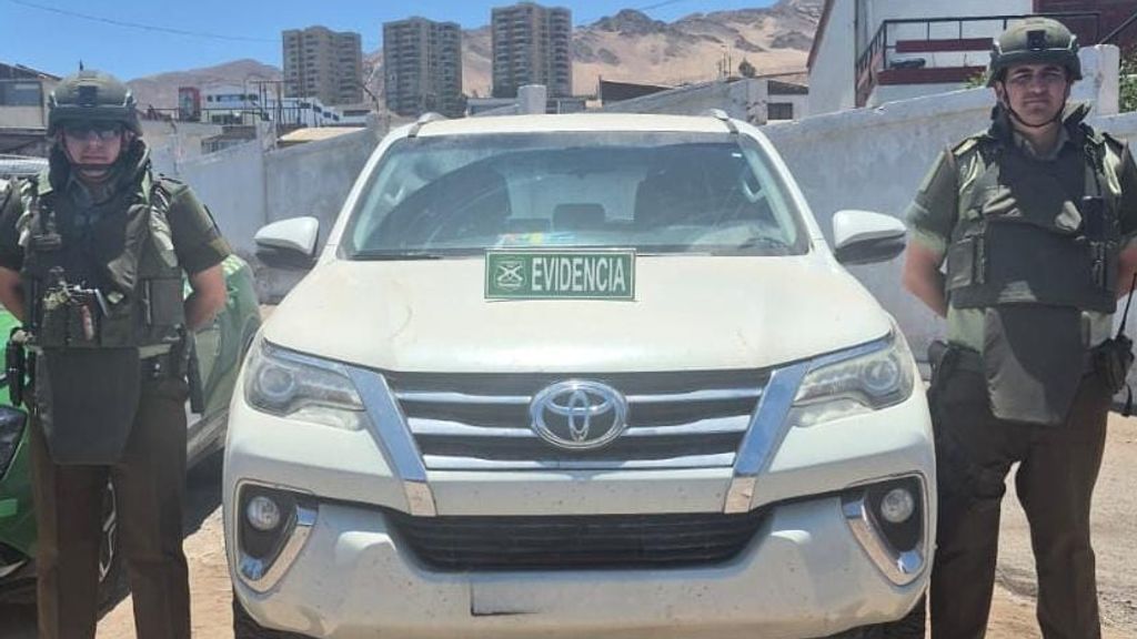 Automovil robado desde La Serena