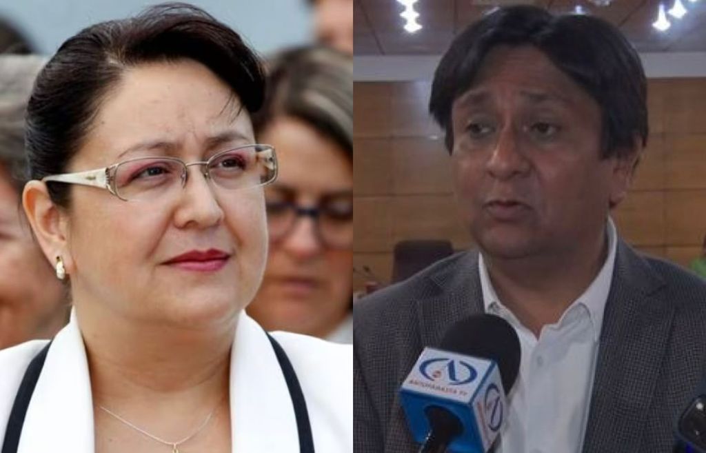 Contralora (s) Dorothy Pérez - Gobernador Regional Ricardo Díaz Contralora (s) Dorothy Pérez - Gobernador Regional Ricardo Díaz