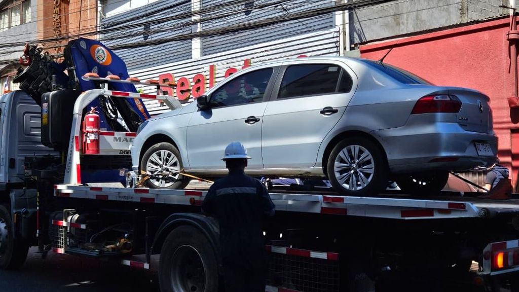 Vehículos mal estacionados Antofagasta
