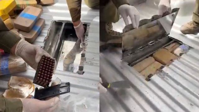 100 kilos de drogas ocultas en camioneta 100 kilos de drogas ocultas en camioneta