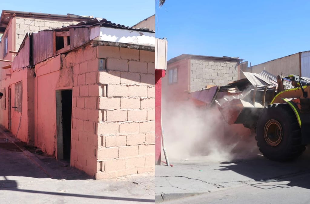 Demolición Narco Casa Calama Demolición Narco Casa Calama