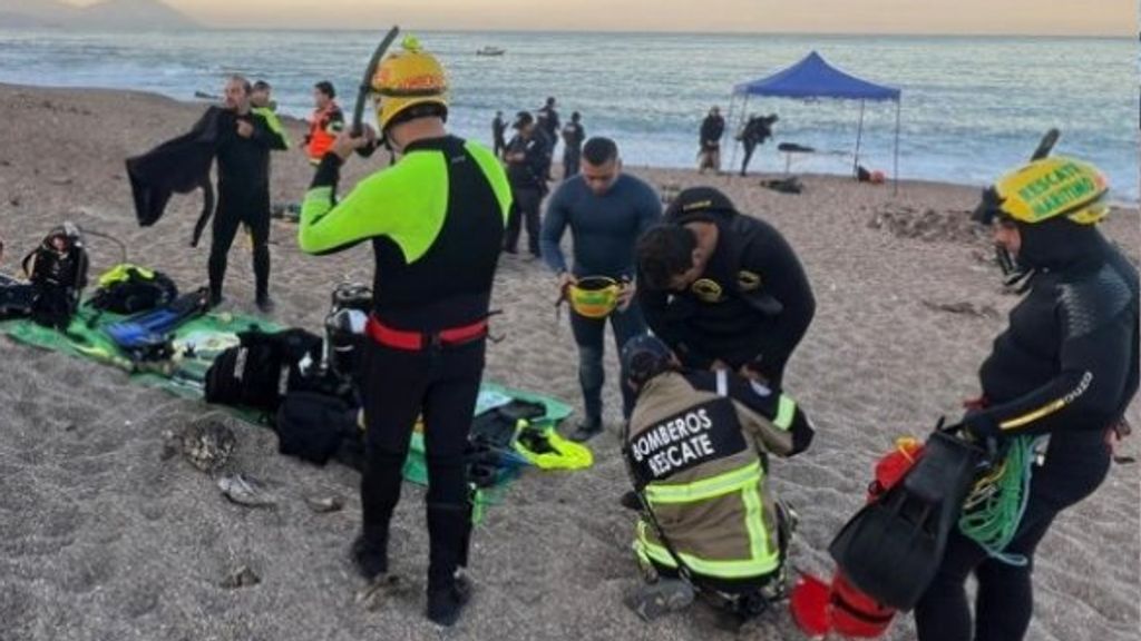 Rescate bañista Playa Los Pinares