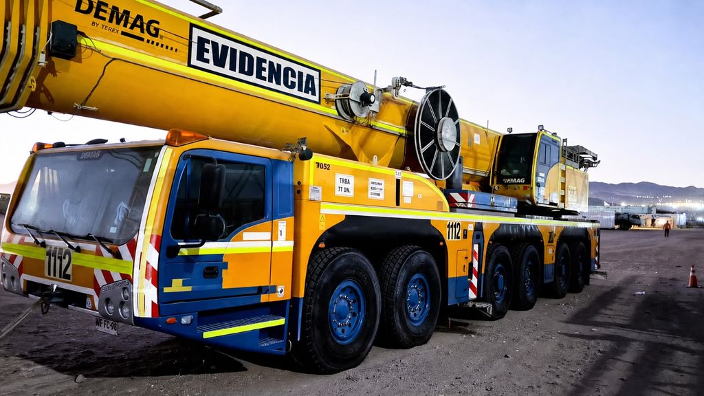 Recuperan grúas Calama Recuperan grúas Calama