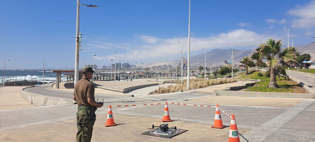 Sección Dron de Carabineros: 400 operaciones aéreas Sección Dron de Carabineros: 400 operaciones aéreas