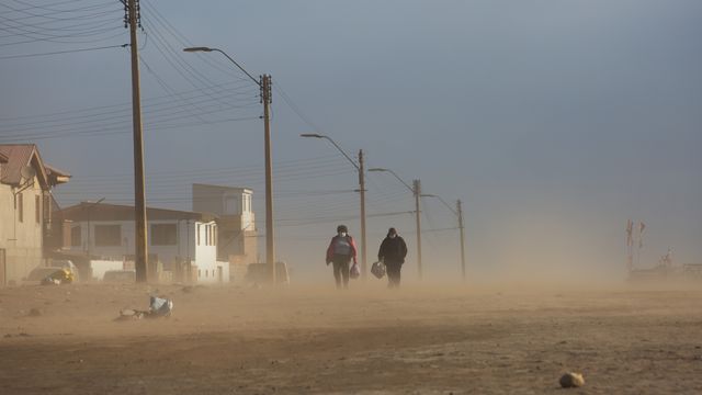 Viento - tormentas de arena