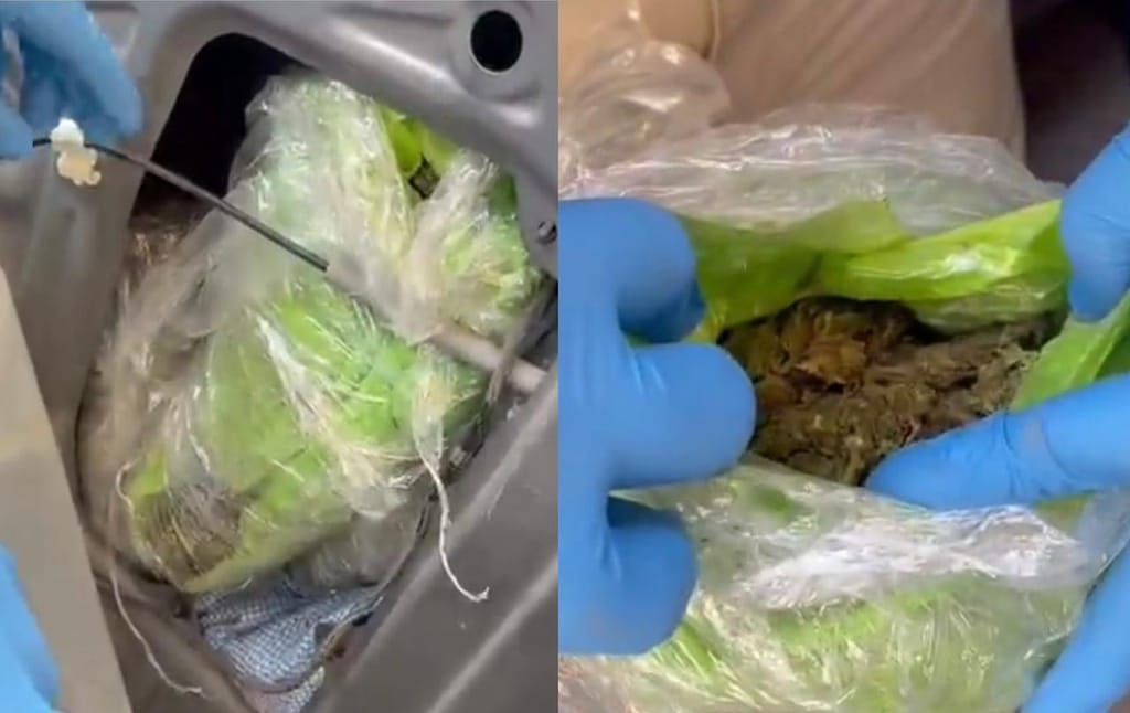 Droga Oculta en Vehículo Droga Oculta en Vehículo