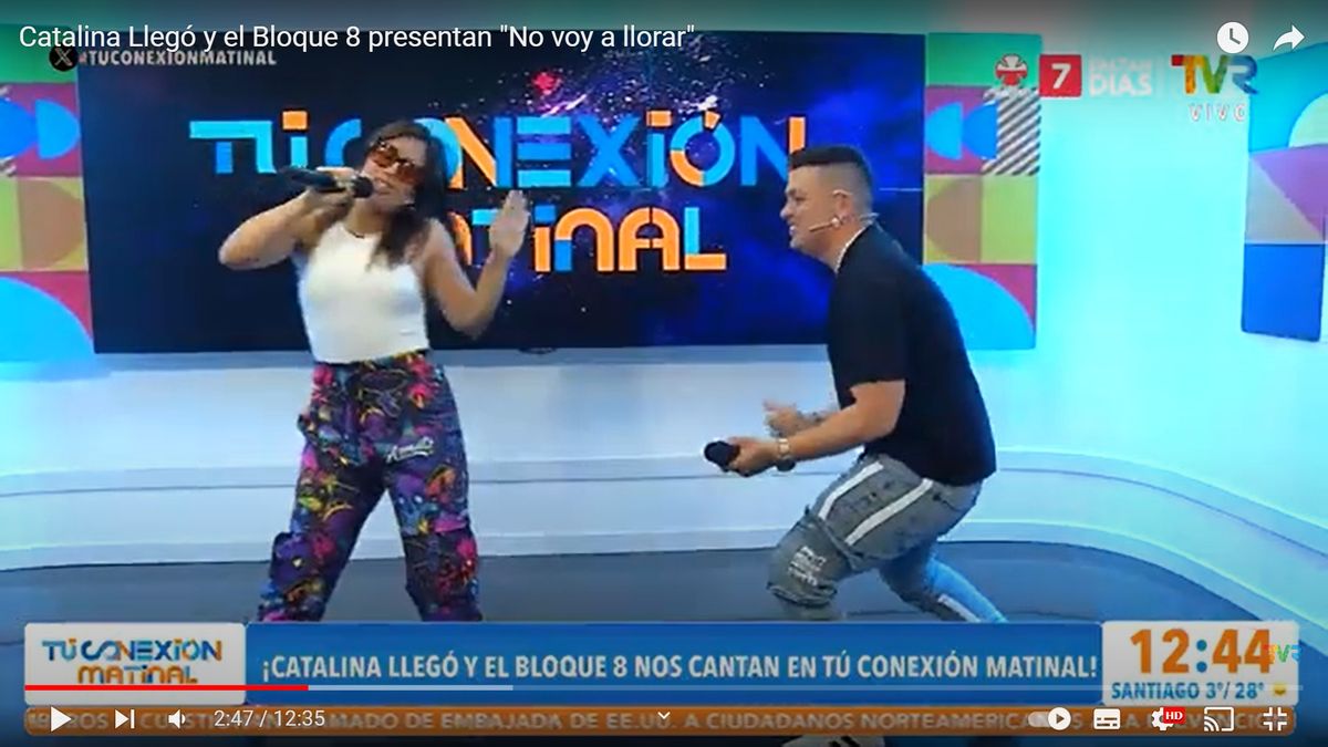 No voy a llorar, es el nuevo tema de Catalina Ramos y Bloque 8 No voy a llorar, es el nuevo tema de Catalina Ramos y Bloque 8