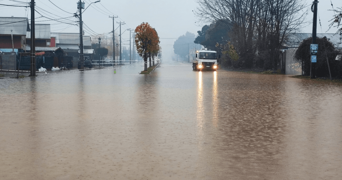 Intensas lluvias complican al Biobío Intensas lluvias complican al Biobío