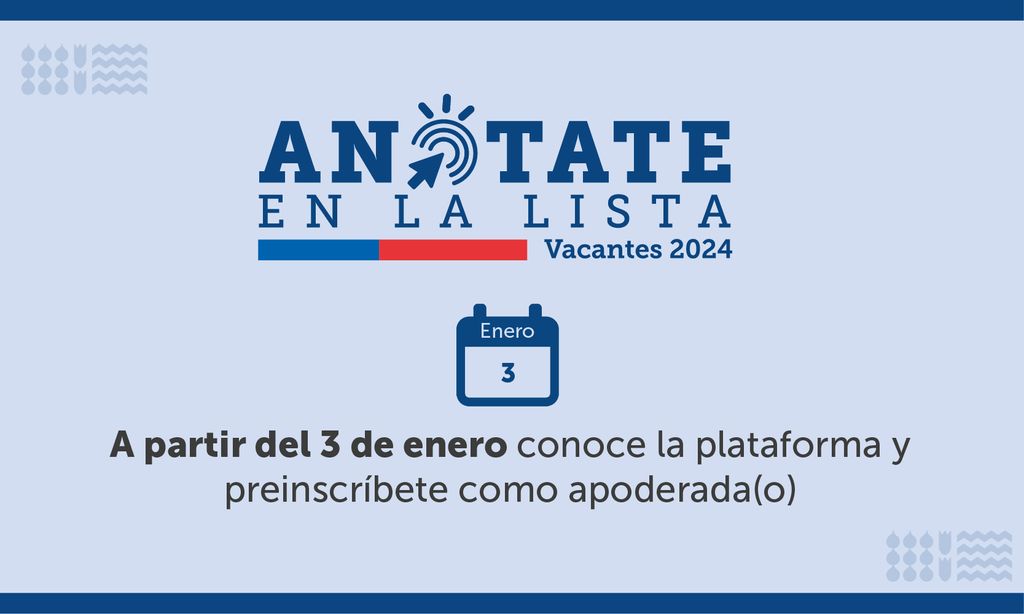 Anótate en la lista Anótate en la lista