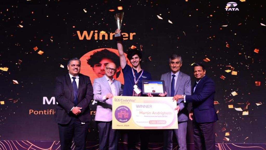 Martin Andrighetti chileno ganador de TCS CodeVita Martin Andrighetti chileno ganador de TCS CodeVita