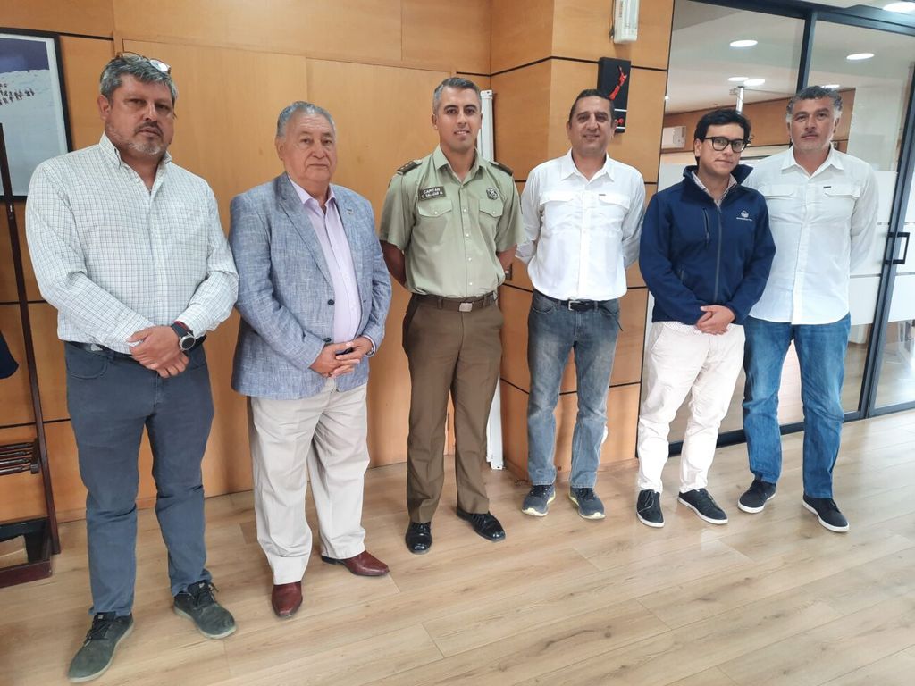 Llegada Capitán de Carabineros Llegada Capitán de Carabineros