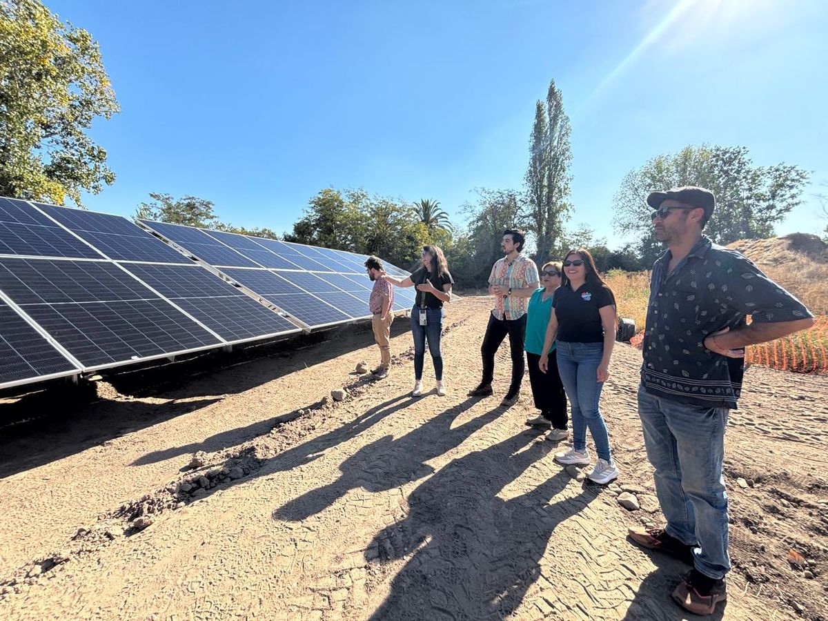 Avanza la construcción del primer parque solar comunitario de la provincia de Los Andes
