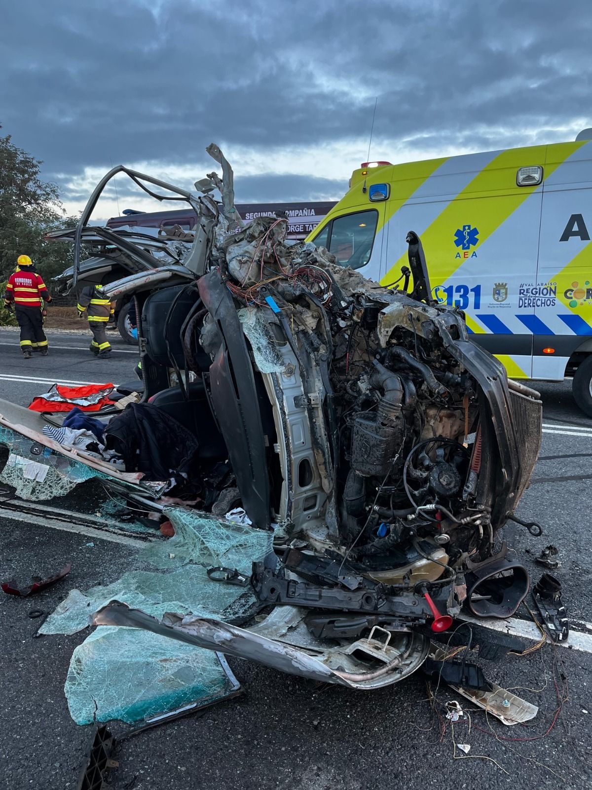 ​Fin de semana en Aconcagua dejó dos fallecidos en accidentes vehiculares