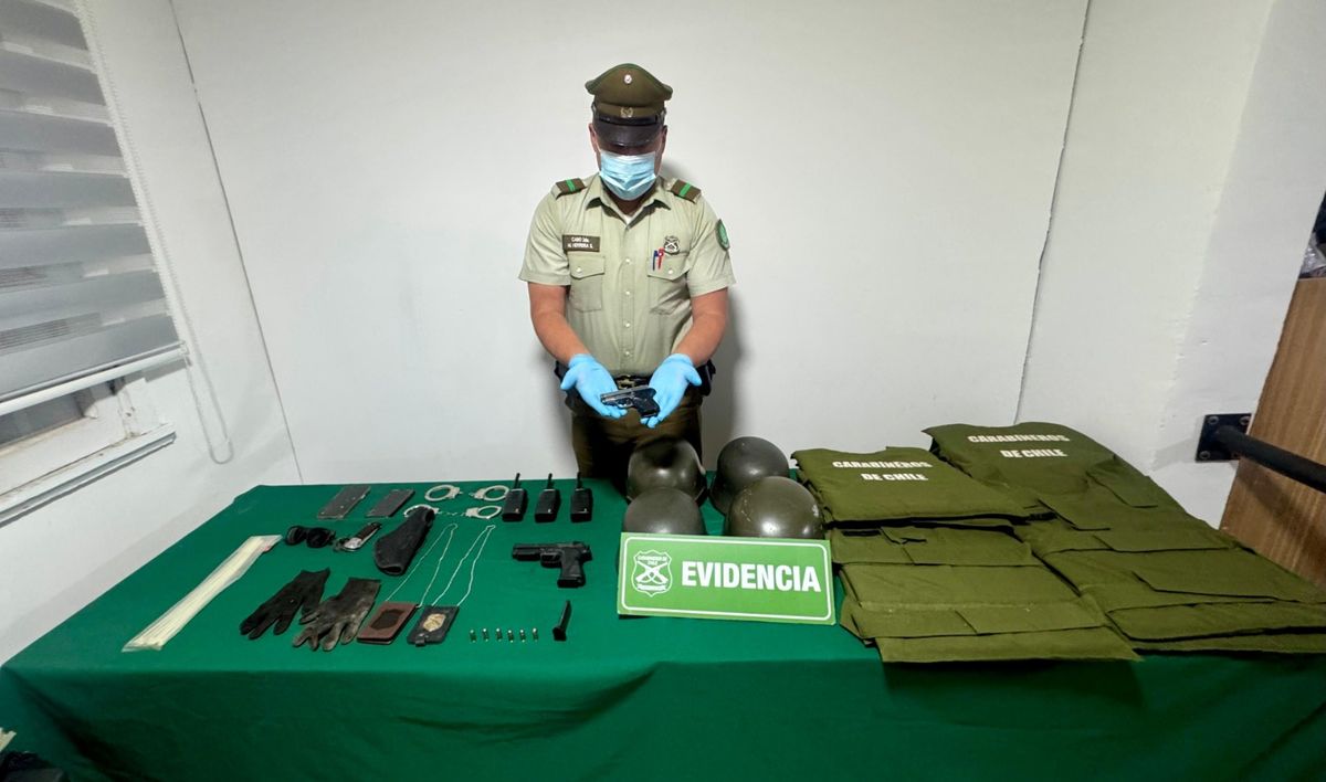 Carabineros  detuvo a dos sujetos por su participación en un robo con intimidación ocurrido en el sector Campos de Ahumada, comuna de San Esteban.