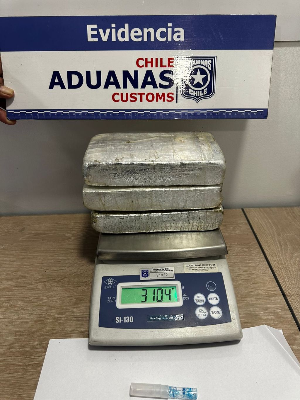 Aduana de Los Andes incautó más de 3 kilos de droga en paso los libertadores Aduana de Los Andes incautó más de 3 kilos de droga en paso los libertadores