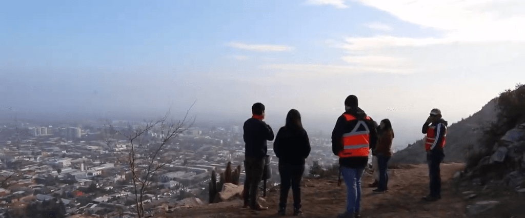 Codelco Andina inició la construcción de nuevos miradores en el Cerro de la Virgen en Los Andes Codelco Andina inició la construcción de nuevos miradores en el Cerro de la Virgen en Los Andes