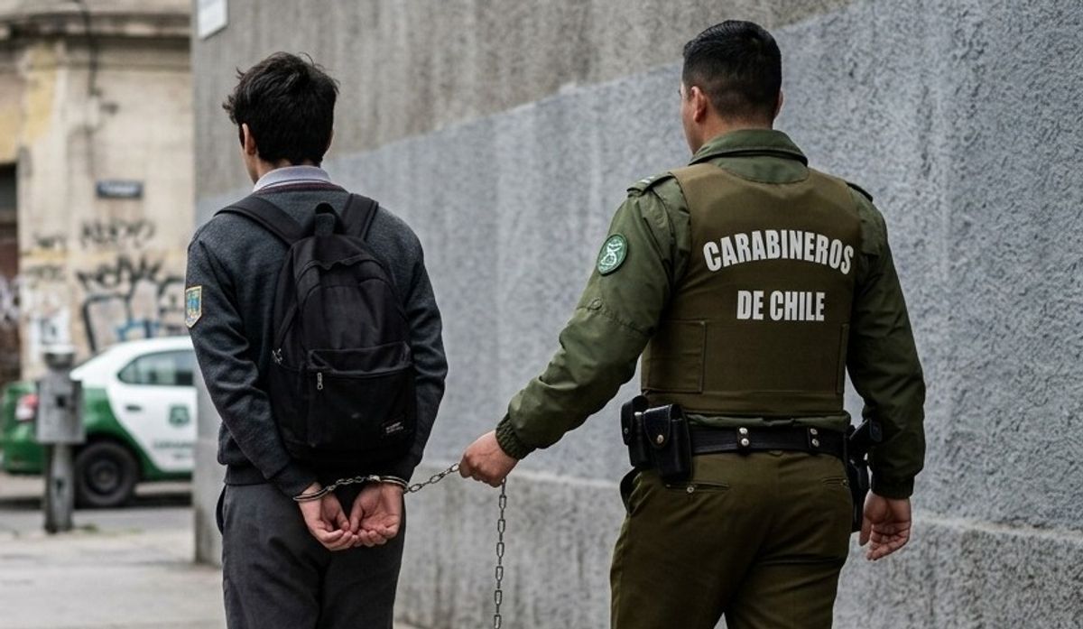 Riña entre estudiantes en colegio de Santa María deja dos adolescentes detenidos