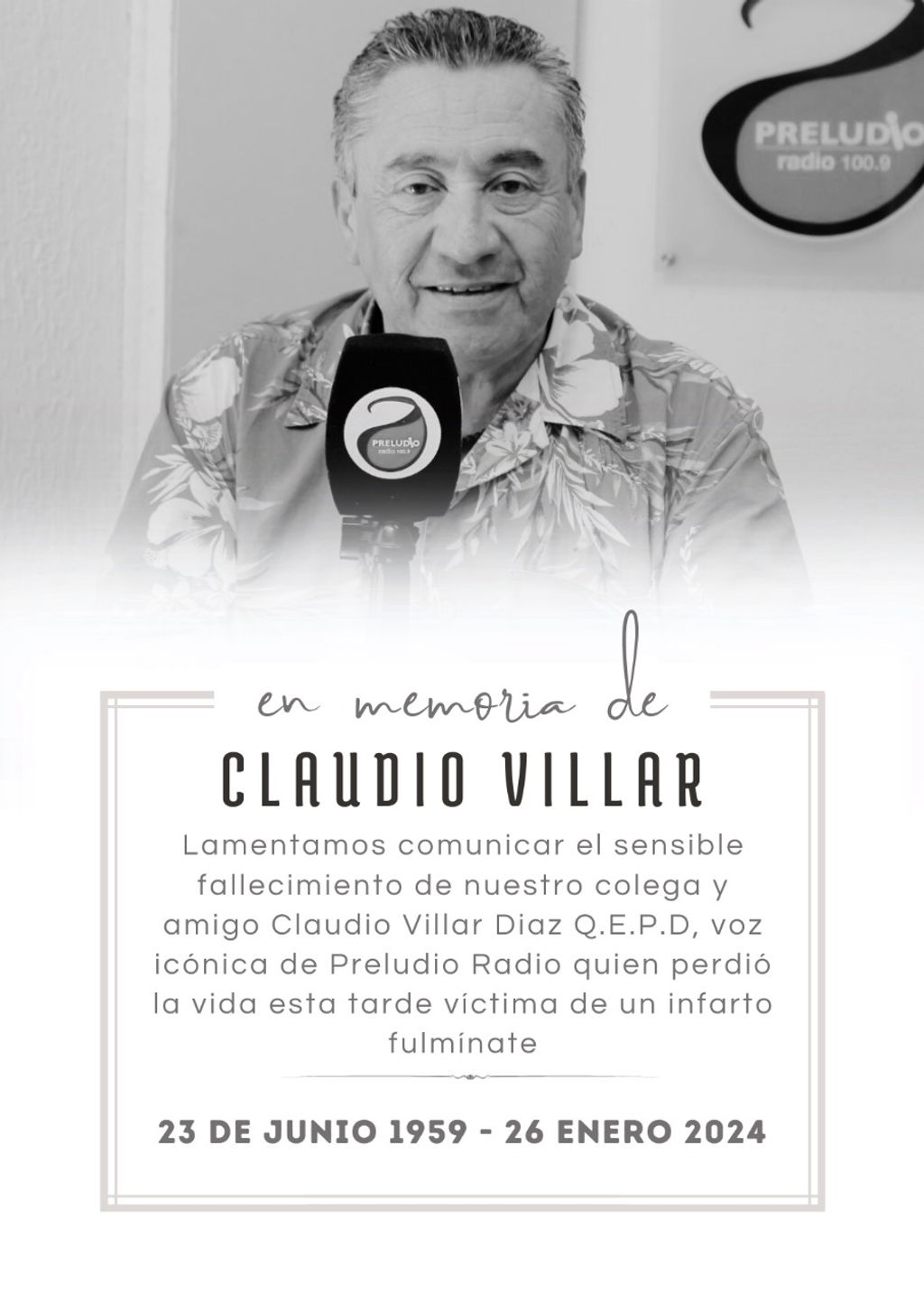 CLAUDIO VILLAR CLAUDIO VILLAR