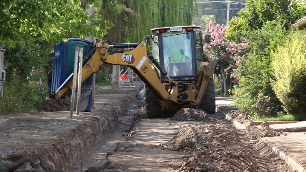 En plena ejecución pavimentación participativa en Los Andes En plena ejecución pavimentación participativa en Los Andes