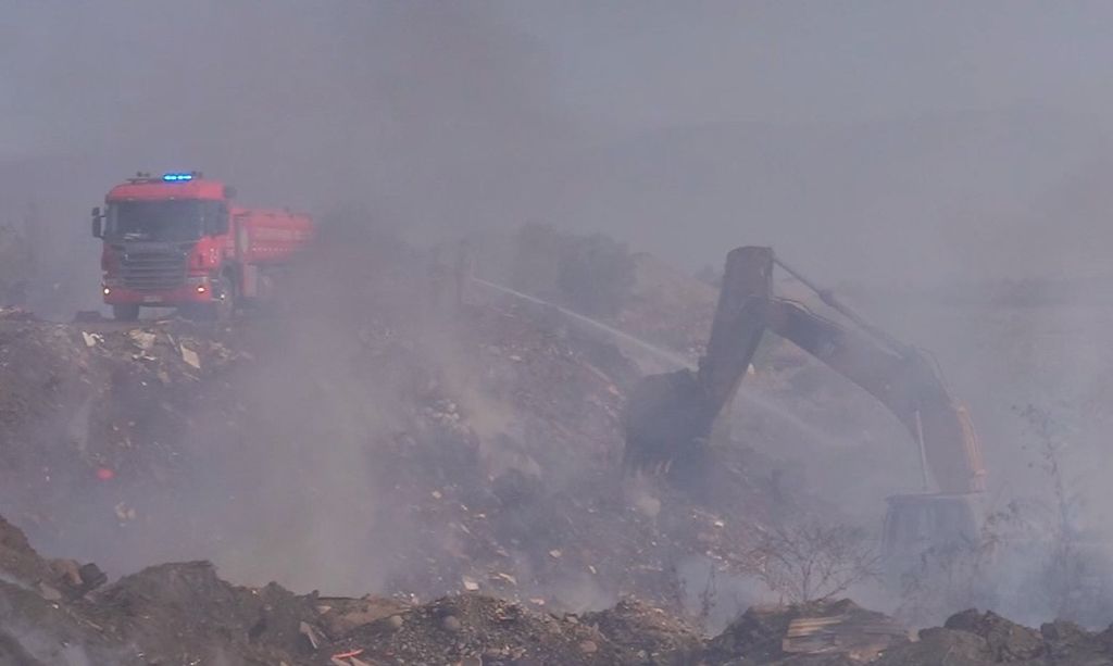 INCENDIO BASURA INCENDIO BASURA