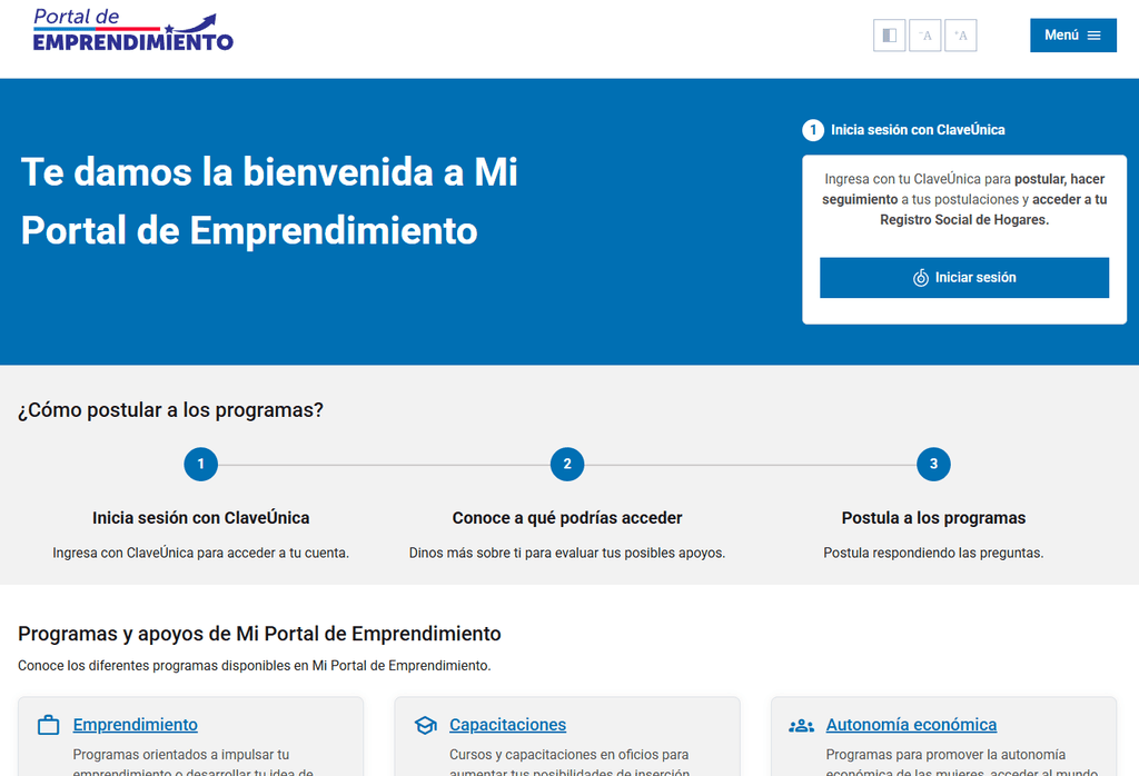 Portal mi Emprendimiento Portal mi Emprendimiento