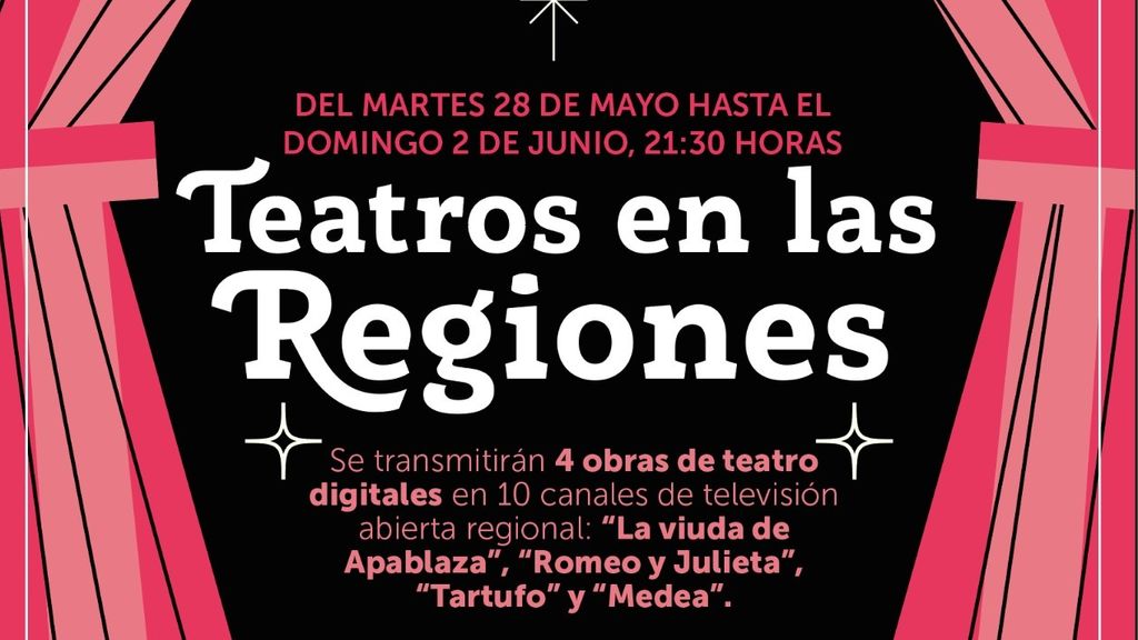 Ministerio de las Culturas, ARCATEL y Fundación Teatro a Mil exhibirán obras digitales en canales regionales Ministerio de las Culturas, ARCATEL y Fundación Teatro a Mil exhibirán obras digitales en canales regionales