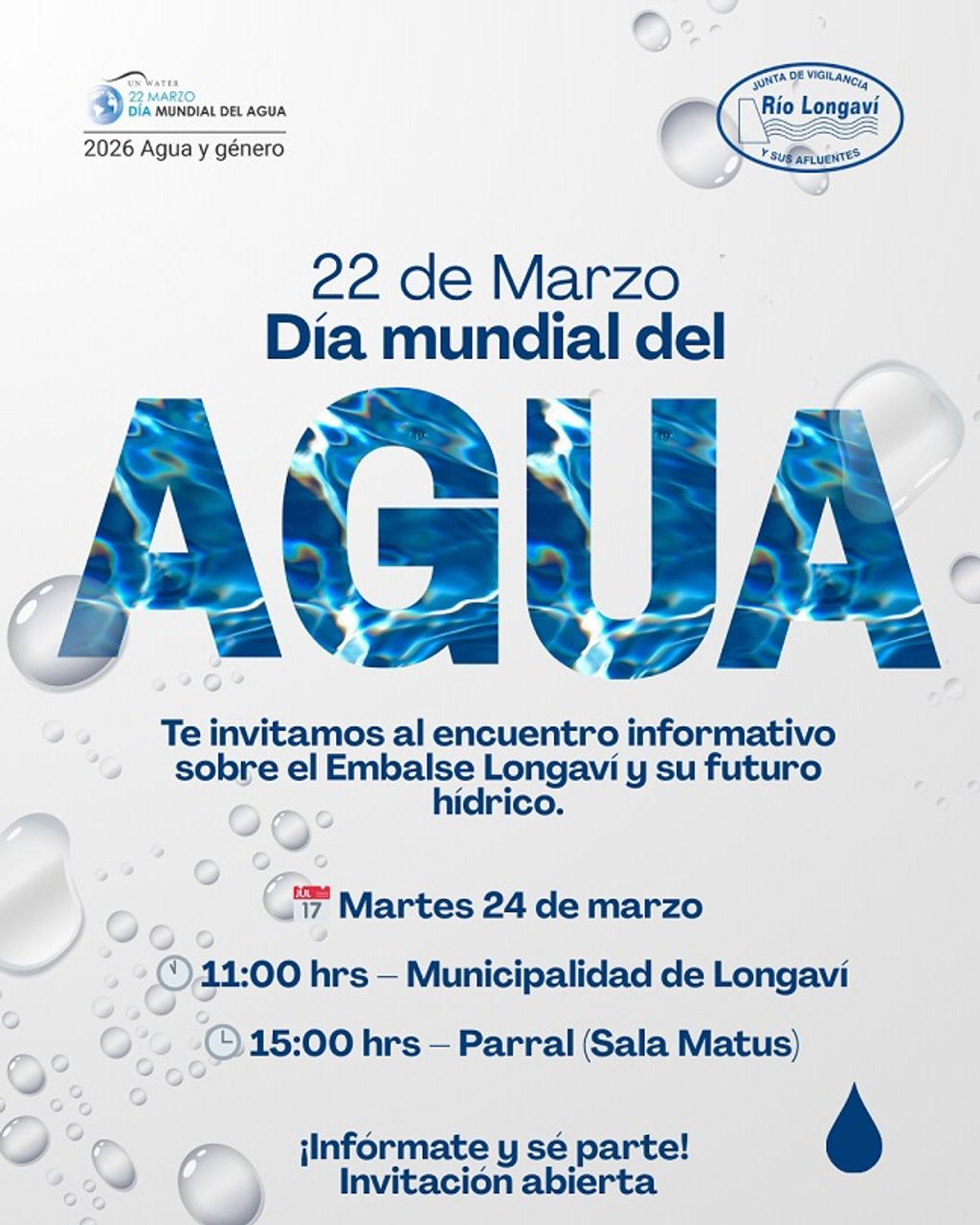 Dia mundial del agua Dia mundial del agua