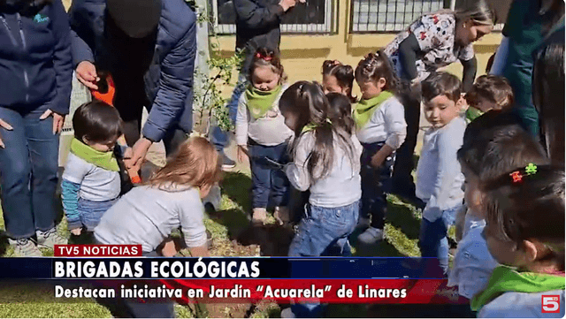jardín acuarela